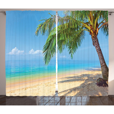 Bryshawn Semi Sheer Curtain Pair