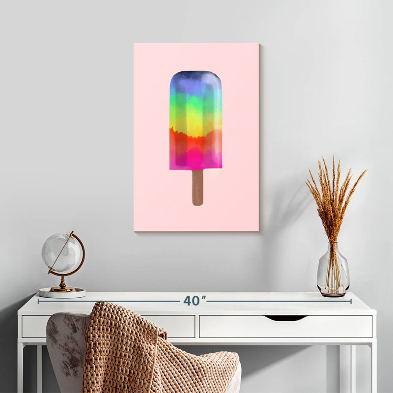 Yarlin Rainbow Popsicle, 24" H x 16" W