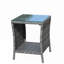 Table basse d'extérieur avec verre trempé transparent-895304908