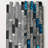 12" x 12" Blue Straight Edge Mosaic Sheet Tile