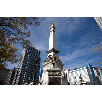 Soldiers And Sailors Monument by Toddtaulman - Wrapped Canvas Print