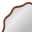 Solid Wood Scalloped Mirror-613664494