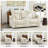 Power Loveseat Recliner Couch With Led Lights-755285543
