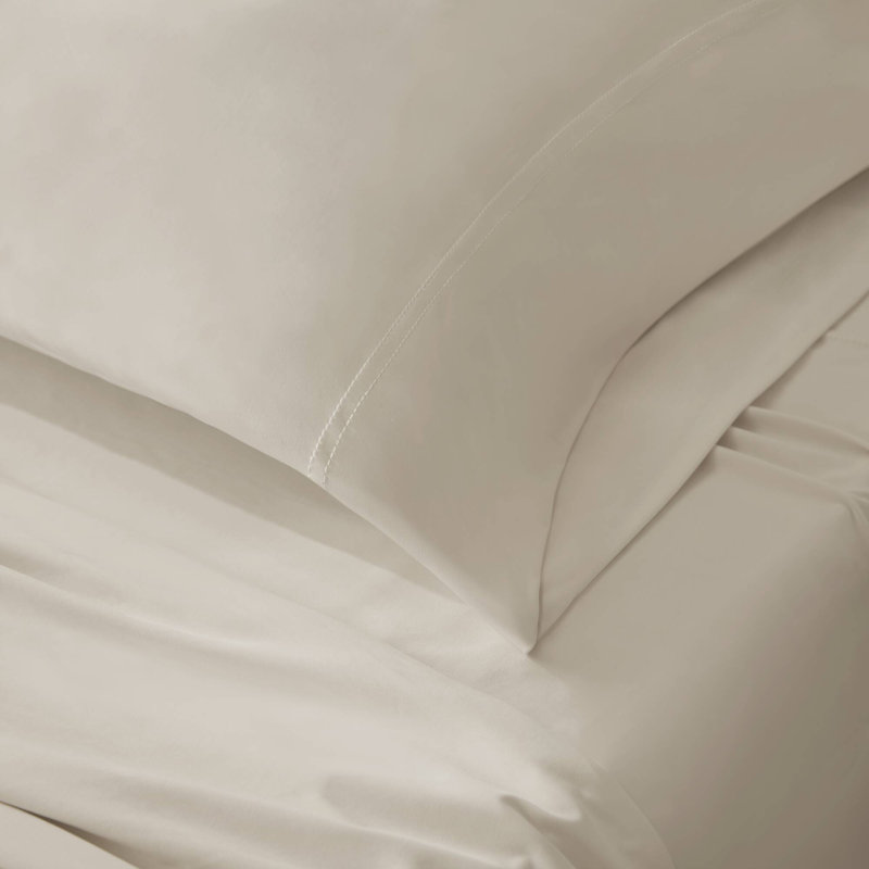 Premium 4-piece Queen Sheets And Sheet Sets, Stretch Jersey Nylon, Ivory, Ideal For Comfortable Sleep
