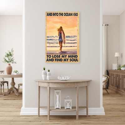 Surfing And Into The Ocean I Go