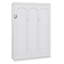 Lit escamotable double pleine grandeur avec tablettes de rangement intégrées-203354570-203354573