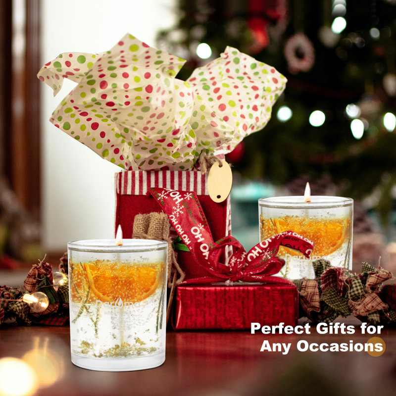 Jar Candle For Home Scented Orange Scented Jar Candle