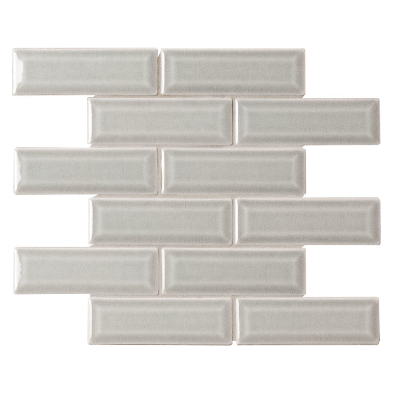 Subway 12 in. x 12 in. Glossy Ceramic Mosaic Wall Tile, Featherstone