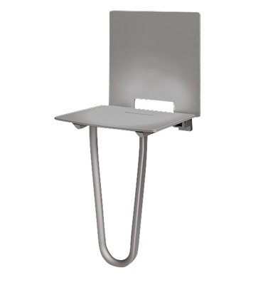 Vasya 37.2cm Metal Shower Bench
