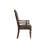 Maximus Wood Dining Arm Chair In Madeira Brown (Set Of 6)-180344541