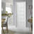 Quadro Frosted Glass Standard White Door with Installation Hardware Kit-50038702