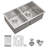 Undermount Double Bowl Kitchen Sink