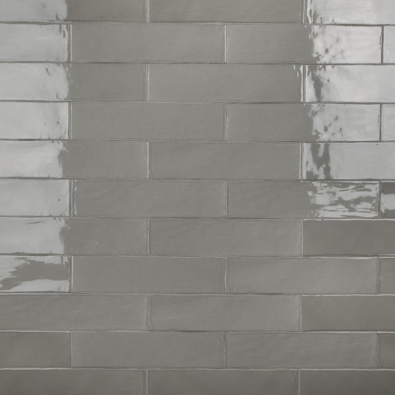 Chester 3" x 12" Ceramic Field Tile in Grey