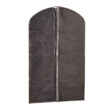 Lilias Hanging Zippered Moth Proof Garment Bag Rebrilliant Color: Black