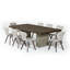 Torian Oak Solid Wood Top Dining Table-47332945