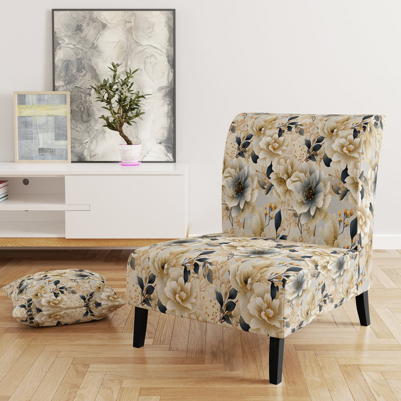 Fauteuil de chambre rembourré Ethereal Neutrals Boho