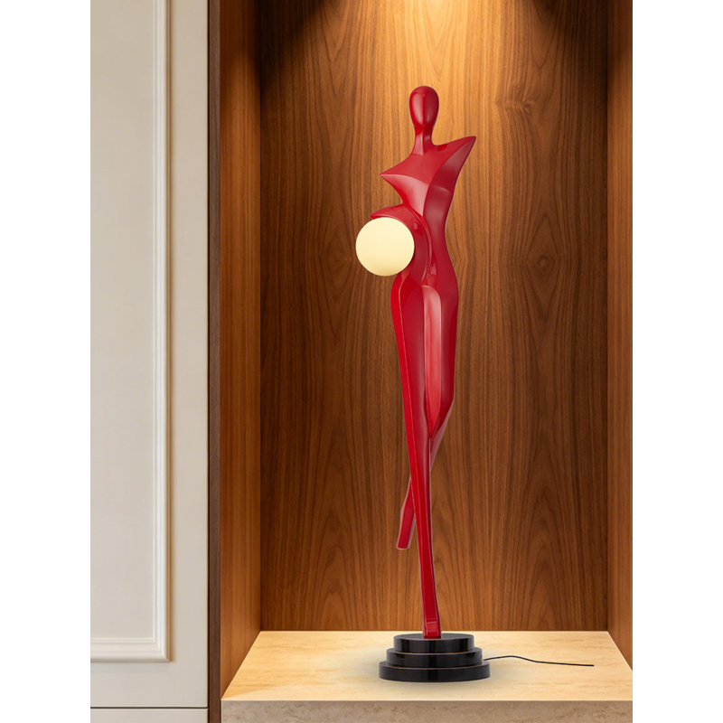 Sculpture DEL luxueuse en fibre de verre