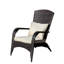 Chaise d'extérieur rembourrée