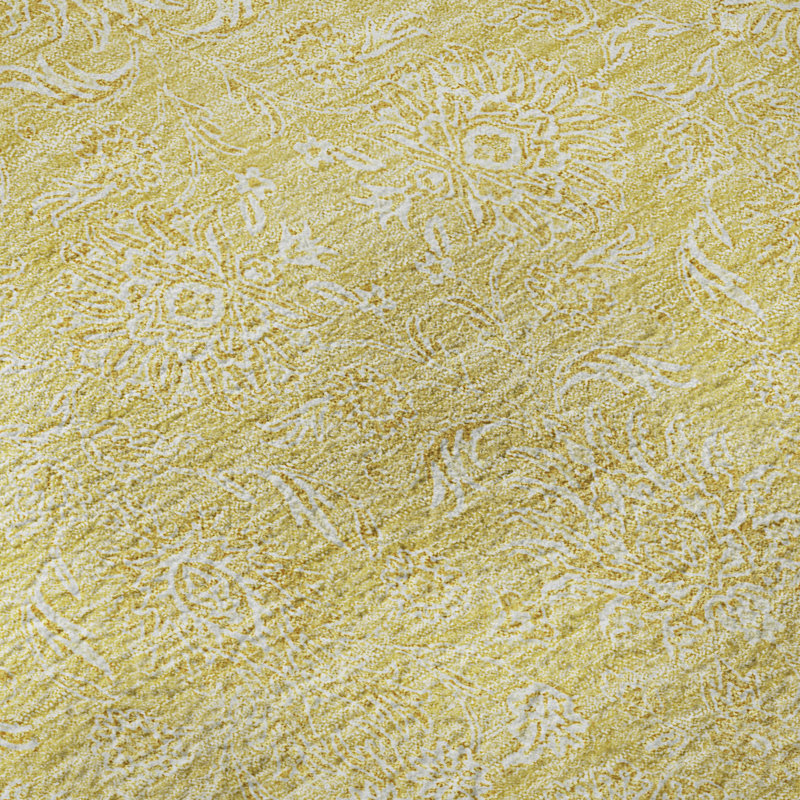 Premium Machine Washable Prisco Honey Rug, Rectangle 10' x 14'