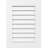 Rectangle Surface Mount Non-Functional Standard Frame PVC Gable Vent-43323018