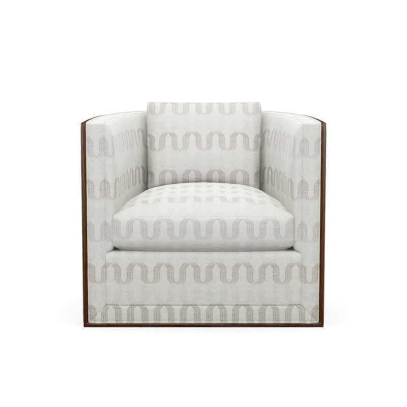 Chaise d'appoint Brett, Expresso, Chatham fumée