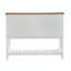 Console polyvalente avec 2 portes, 1 tiroir, support à vin et tablette de rangement polyvalente