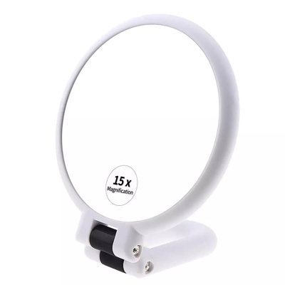 Round Mirror with Hooks