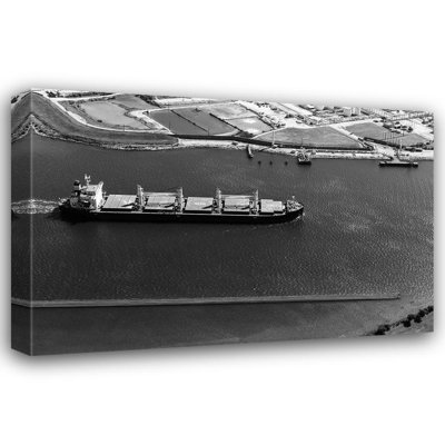 «Red Barrel Studio® Highsmith, Carol», art sur toile tendue sous le titre: Houston Ship Channel Texas