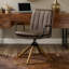 Chaise de bureau pivotante en similicuir Jadd-1891212378