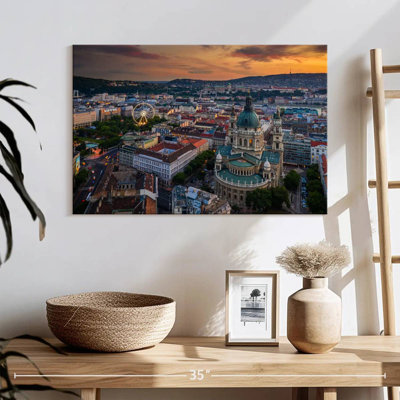 Coucher de soleil à Budapest
