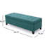 Et bleu sarcelle peu encombrant pour les petits espaces - Polyvalent et polyvalent Profondeur, 18,7 largeur, 16,25 hauteur
