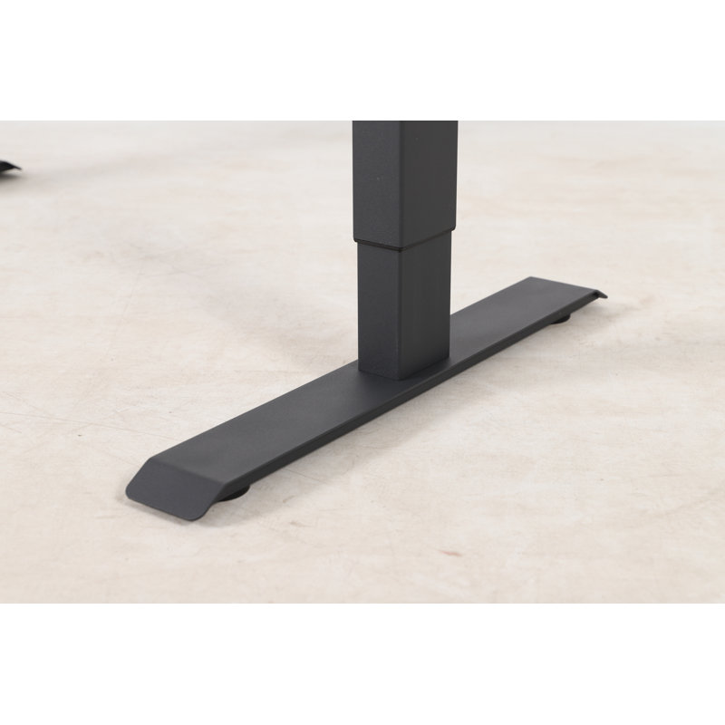 Adjustable Metal Base Standing Desk with Power Outlet