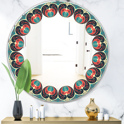 Miroir mural Mid-Century