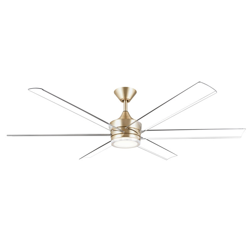 Ensemble de pales translucides pour ventilateur de plafond 6 pales 65 pouces Solen