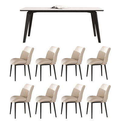 Table et chaise de luxe simple et légère