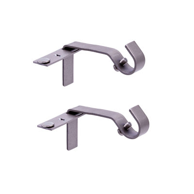 Kenney Fast Fit No Measure 5/8" Diameter Curtain Rod Brackets