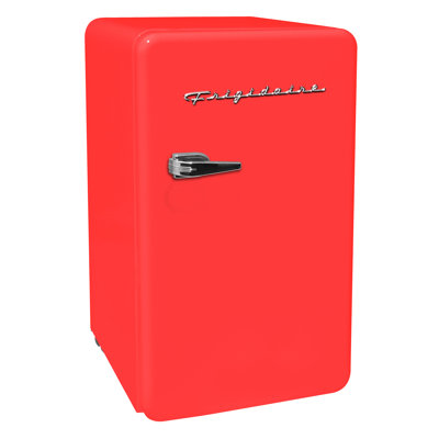Frigidaire 3.2 cu. ft. Retro Compact Fridge with Chiller, Compact Refrigerator for Office, Dorm