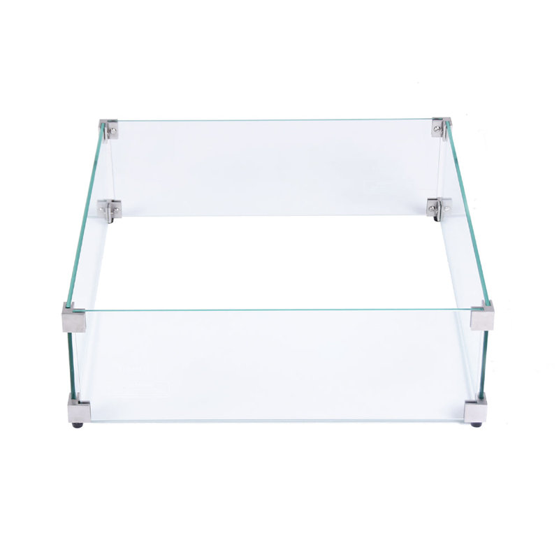 Elementi Plus Square Fire Pit Flame Guard