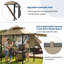 Pavillon de jardin robuste pour barbecue extérieur-125906128