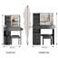 Petit meuble-lavabo 29,2 po avec tabouret de bureau et tabouret