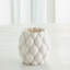 Pillowed Printed Vase-Matte White-Lg-1834854531
