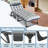 3 Styles, Portable Folding Cot, 5-Position Reclining Folding Chaise, 3 in 1 Folding Sofa Bed-101486713