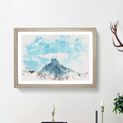Fishtail Mountain in Nepal - Picture Frame Painting Print