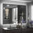 Adorna LED Backlit Frameless Lighted Bathroom Wall Mirror/Vanity Mirror w/ Brightness Adjust-2127421686
