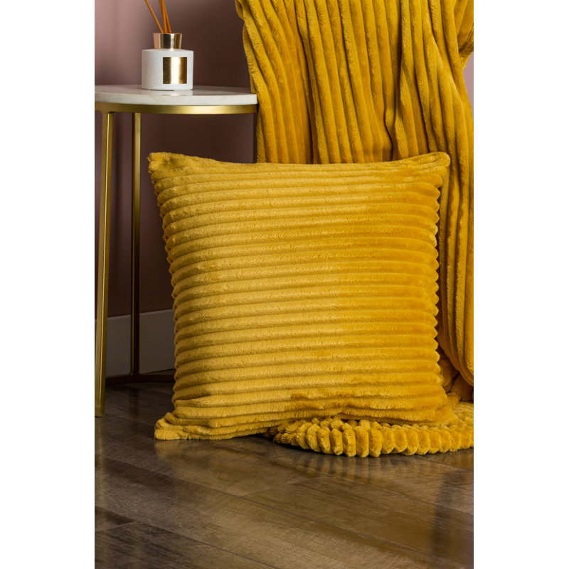 Liscomb Square Cushion, Ochre