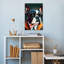 Élégant art mural contemporain Boston Terrier-129475494