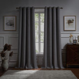 Mccaul Solid Blackout Grommet Curtain Panel Pair