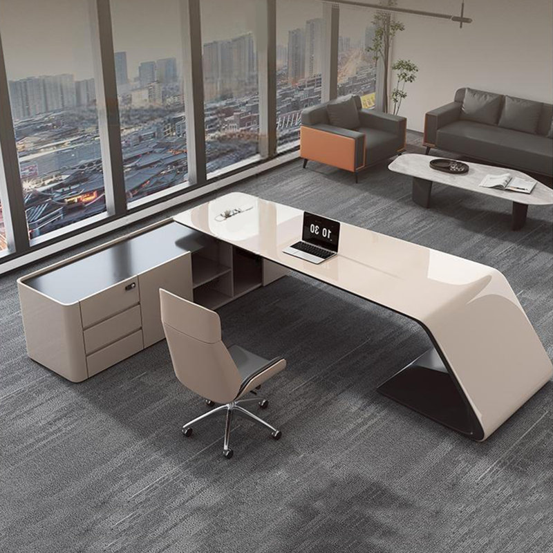 Bureau de direction 94,49 po Creative Fashion, H 29,53 po x l 94,49 po x P 70,87 po