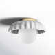 Irene Single Light Glass Flush Mount