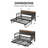 Twin Daybed with Trundle and Storage Upholstered Headboard with Charging Station, Strong Supports for Bedroom, Living Room and Guest Room-1890009238-1898138032